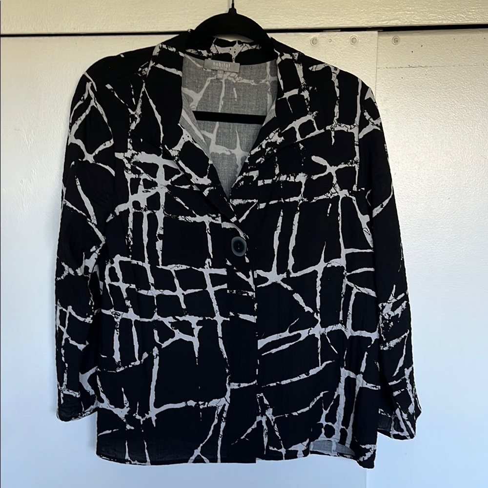 Habitat Abstract Crackle Swing Shirt
